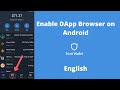 How to Add/Get DApp Browser on Trust Wallet | Enable DApp Browser on Trust Wallet Android | English image