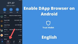 كيفية إضافة/تفعيل متصفح التطبيقات اللامركزية على محفظة Trust Wallet | تفعيل متصفح التطبيقات اللام... screenshot 5