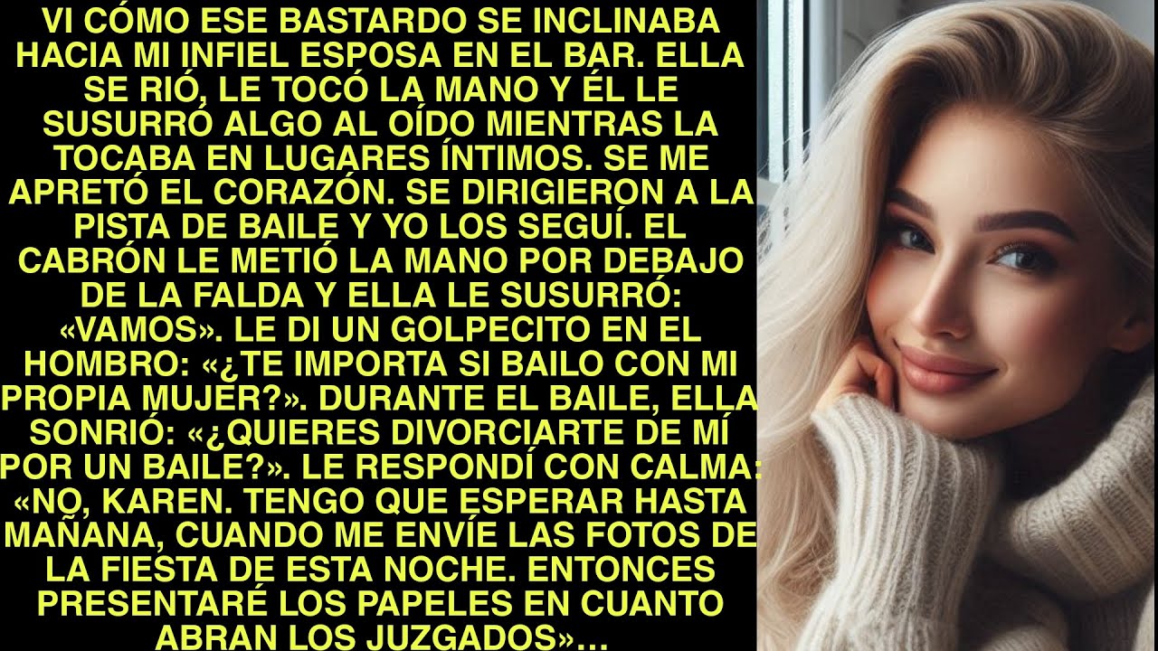 Vi Cómo Ese Bastardo Se Inclinaba Hacia Mi Infiel Esposa En El Bar. Ella Se Rió, Le Tocó La Mano Y