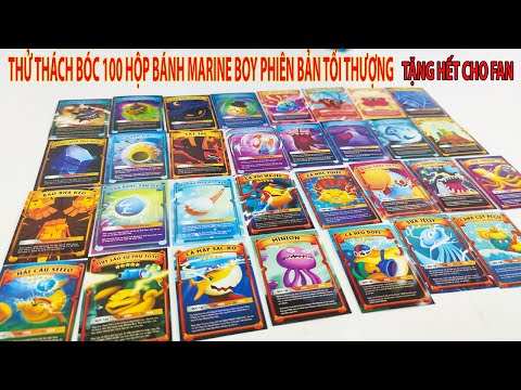 Video Thử Thách Mở 100 Hộp Bánh Marine Boy Cuộc Đua Đại... - youtube