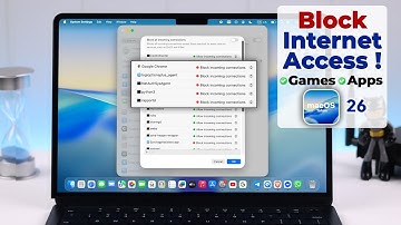 Hoe u apps de toegang tot internet kunt ontzeggen op Mac OS 26!