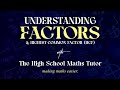 Understanding Factors and Highest Common Factors (HCF)
