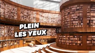 Le Grand Palais transformé en bibliothèque pour le défilé Chanel