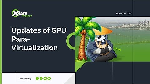 Updates of GPU Para-Virtualization