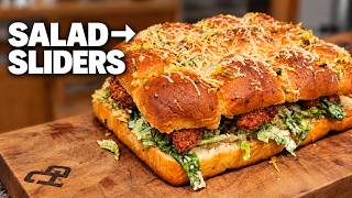 Bowl to Bun | Crispy Chicken Caesar Sliders