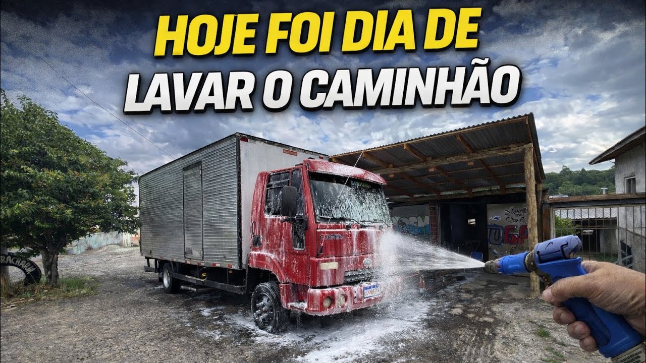 Hoje foi dia de dar aquele grau no cargueiro 🫡