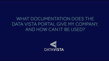 What documentation does the DataVista Portal give my company and how can it be used?