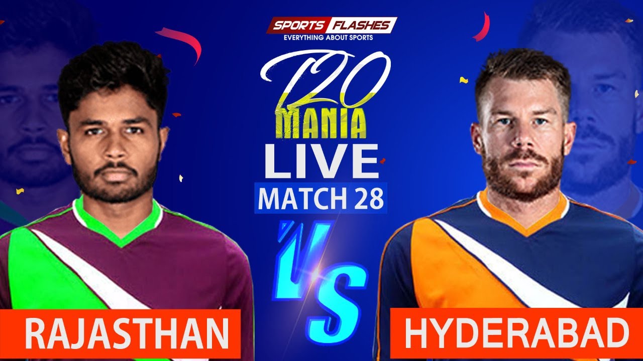 🔴LIVE Rajasthan Vs Hyderabad Score: Live IPL 2021 RR Vs SRH Live Scorecard | Today's Match
