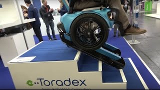 SCEWO stairclimbing wheelchair from ETH Zurich using Toradex at Embedded World 2017