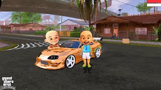 Toyota Supra Hadiah Untuk Upin Ipin Gta