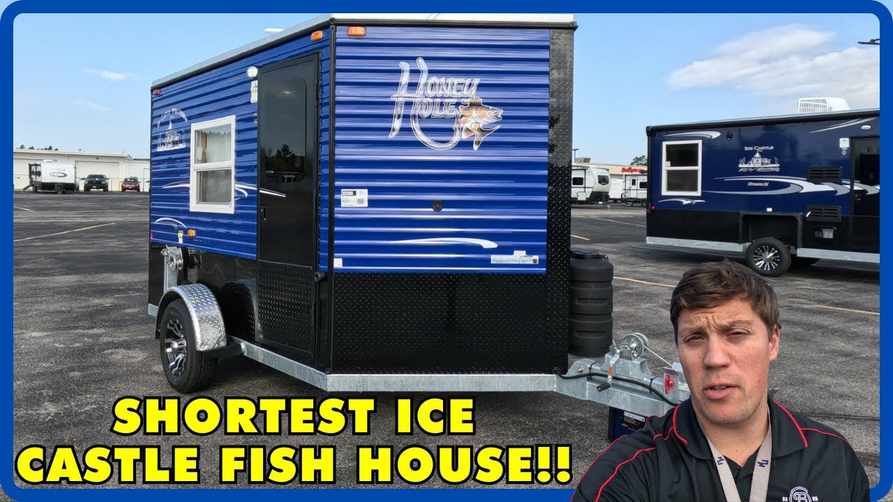 Shortest Ice Castle Fish House! 2026 Ice Castle Fish Houses 6.5x10