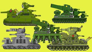 Tổng hợp các mẫu xe tăng quái vật đã vẽ - xe tăng hoạt hình