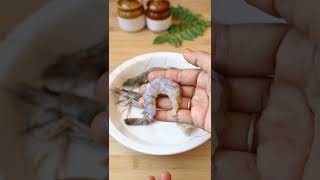 Perfect Prawns Cleaning Method | Prawns |shorts shravaniskitchen youtubeshorts