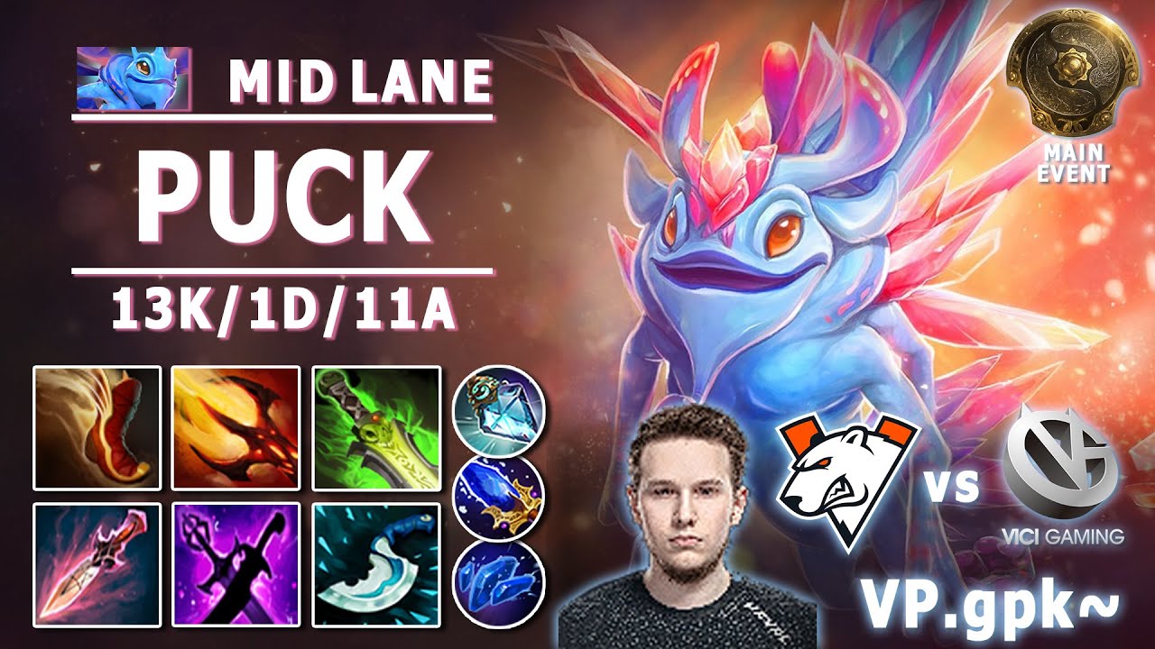 TI 10 | VP.gpk~ | Puck Mid | Virtus.Pro vs Vici Gaming | Main Event | TI Player View