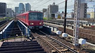 名鉄3500系+9100系 準急犬山行き 栄生到着!