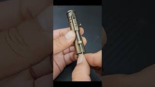 Vintage Solid Brass Lighter Side Ignition Retro Stylish Men Portable EDC Gift