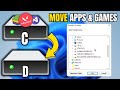 How to MOVE Apps &amp; Games to Another DRIVE or External DISK (2025)
