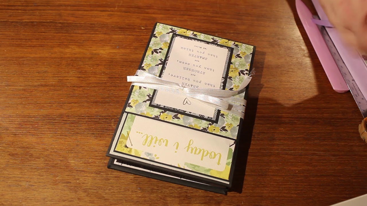 Notepad cover with pocket for notepad A6 size