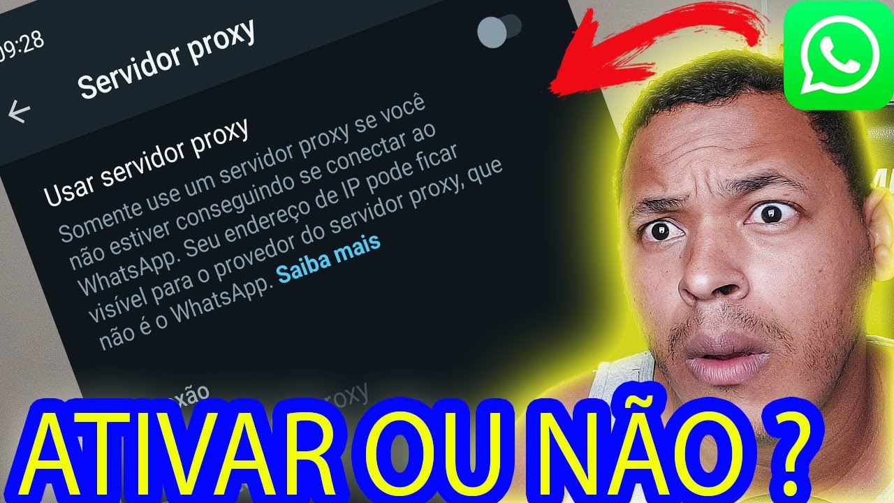 Configurar a conexão do Servidor Proxy