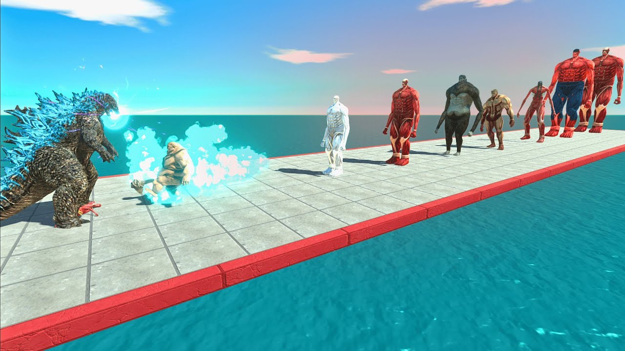 Монстры из вселенной Кайдзю против 10 уровней эволюции титанов – сравнение размеров по данным ARBS.