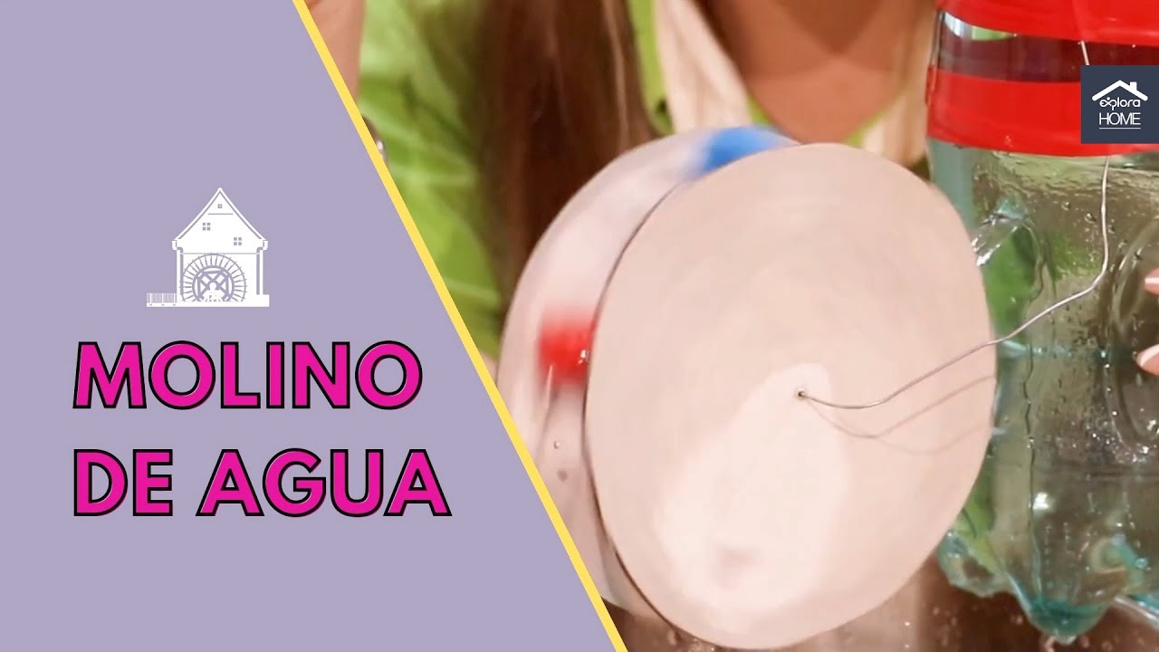 Cómo hacer un molino de agua // Valija Científica de Explora - YouTube