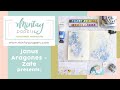 #105 | Art journal spread with Flora Book 4 | Janus Aragones  - Zate