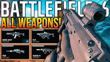 BATTLEFIELD 6: All 40+ LAUNCH WEAPONS, New GAMEPLAY REVEALED, & More! (BF6 All Weapons)