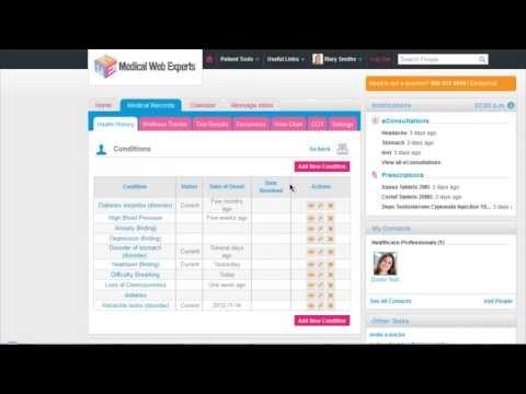 MWE Patient Portal - Manage my Health History