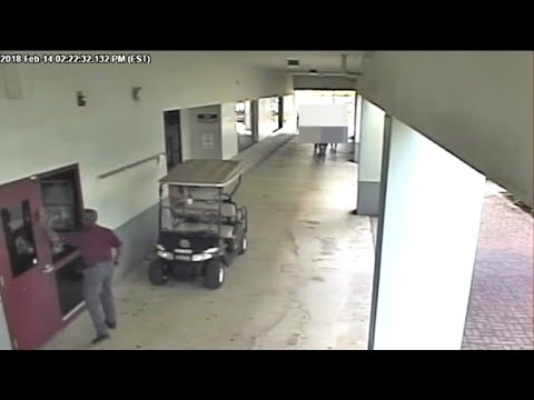 New surveillance video shows deputy outside during Parkland school massacre