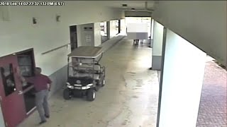 New surveillance video shows deputy outside during Parkland school massacre