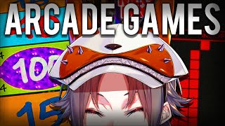 WINNING ARCADE PRIZES ON CRANE GAMES【The Coin Game】【NIJISANJI EN | Mysta Rias】