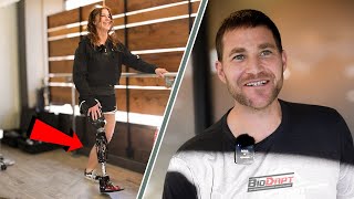 Mike Schultz Visits Limb Lab | First Try of High-Performance Prosthetics