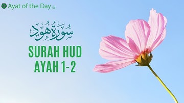 Surah Hud (11: Hud) -  Ayat: 1-2 | Mahmood Al-Tabib | سورة  هود‎ | محمود الطبيب