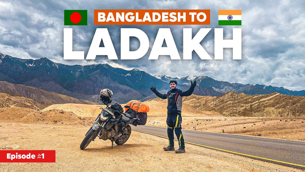 Bangladesh to Ladakh Bike Ride ❤️ বাইক নিয়ে লাদাখ 👍 Jessore to Delhi - Episode -1 #ladakh