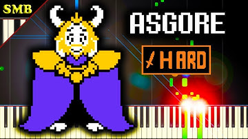 UNDERTALE - ASGORE - Piano Tutorial