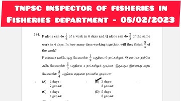 P alone can do 1/2 of a work in 6 days and Q alone can do 2/3 of the same work in 4 days. In howmany
