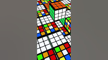 Endless Rubik loop 🧩 2 #3danimation #infiniteloop