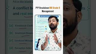 Management Past Year Paper Analysis | RBI Grade B | Anuj Jindal