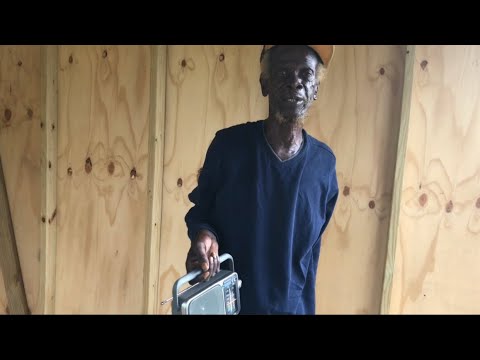 MR MCDONALD FINALLY GETS HIS RADIO| VINCENT MCDONALD LIVING IN AN ABANDON BUILDING FOR OVER 38 YEARS