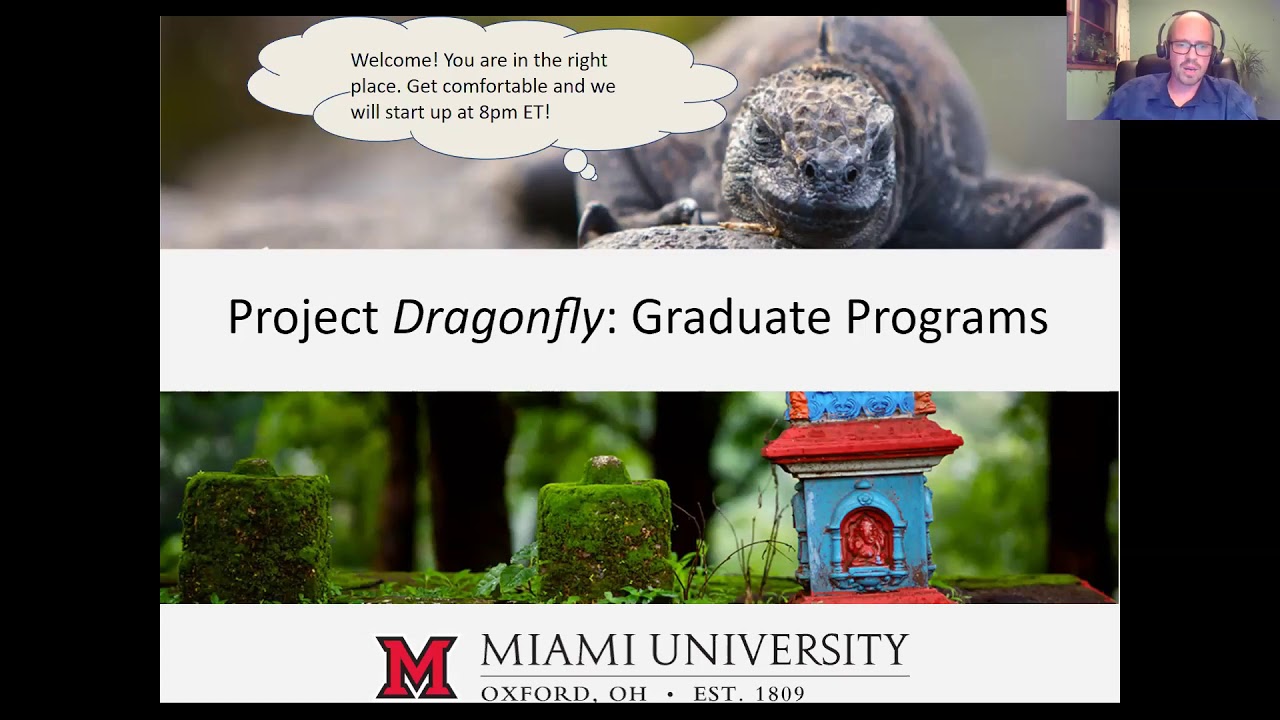 Dragonfly webinar for prospective students (Oct 23, 2020)