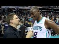 BISMACK BIYOMBO after HORNETS WIN vs Pacers!