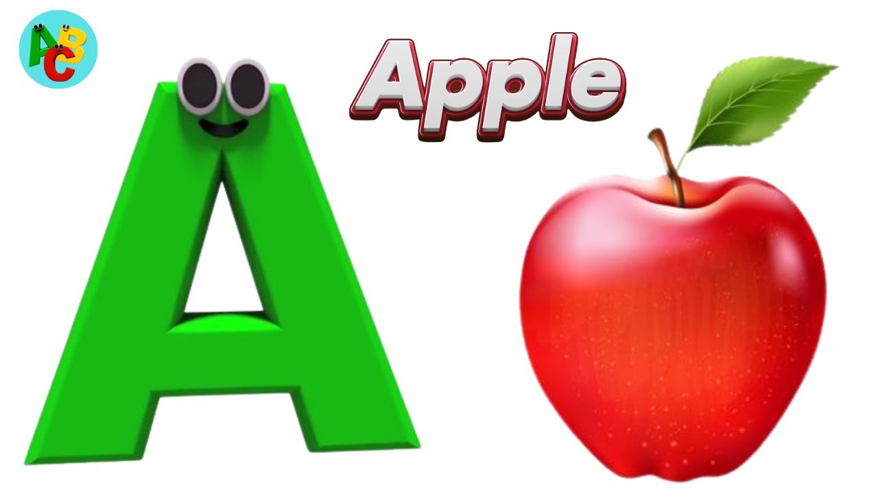 A For Apple Song | ABC Phonics | ABC Song For Kids | Alphabet Song ...