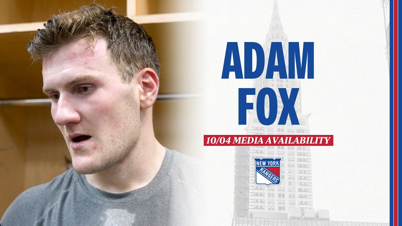 What Adam Fox Means To The New York Rangers - The Hockey News New