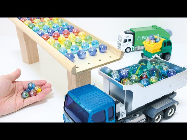 マーブルランレース☆HABAスロープ＆スケルトンパイプ＆DIYパックレール