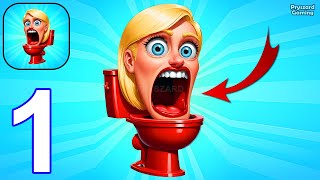 Clash of Toilets: IO Game - Gameplay Walkthrough Part 1 Skibidi Toilet io (iOS, Android Gameplay) screenshot 1