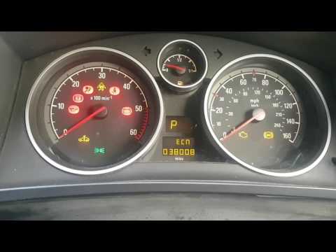 Vauxhall Zafira B (mk2) and Astra H (mk5) pedal test