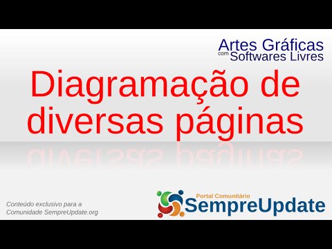 Curso online Artes Gráficas com Softwares Livres – Diagramação de diversas páginas