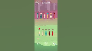 Ball Sort Puzzle Medium Level 92 gameplay (iOS Android)