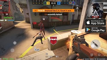 Alpha Ace Team Match Android iOS Gameplay Walkthrough | CS GO Alternative For Android #game #csgo