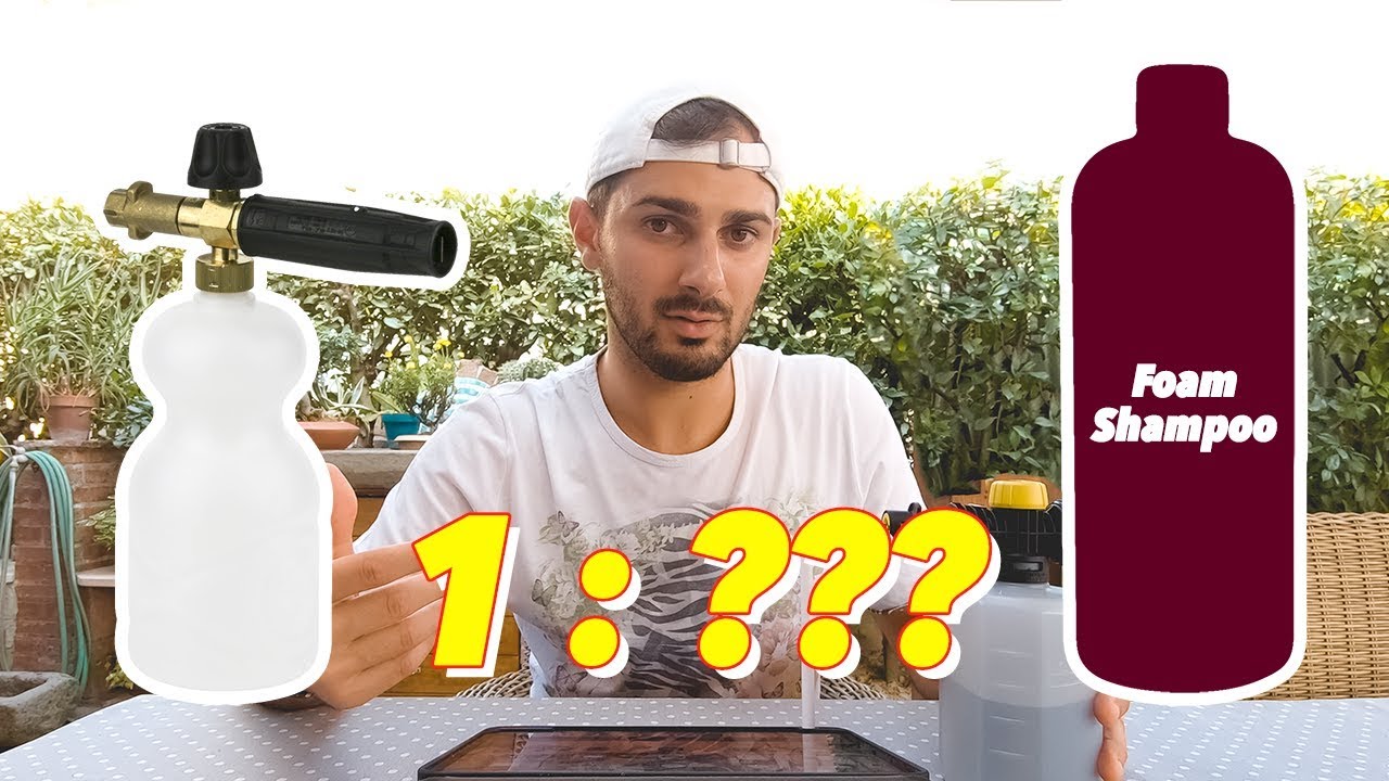 CALCOLARE LA CORRETTA DILUIZIONE PER FOAM GUN